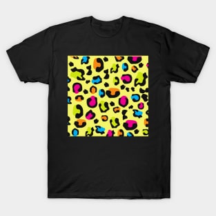 Colorful leopard pattern T-Shirt